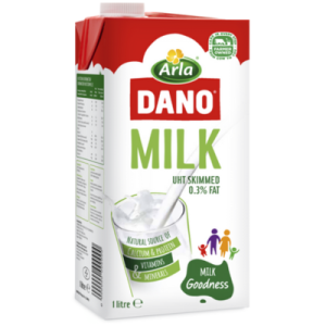 Dano Milk Uht Skimmed 1 Ltr