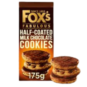 Fox's Half Coated Milk Chocolate Cookies