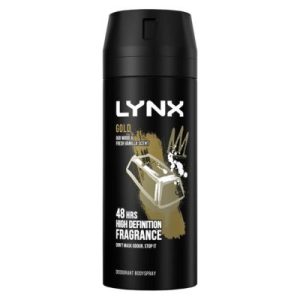 Lynx Gold Oud Wood Dark Vanilla Deo Bodyspray 150 Ml