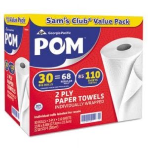 Pom 3 Ply Paper Towels 1102-p