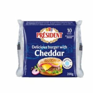 President Burger With Cheddar