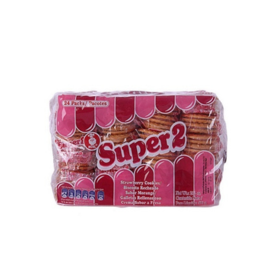 Super 2 Strawberry Cookies 600 G