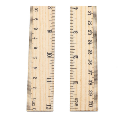 2 Wooden Rulers 6362/48
