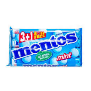 Mentos Mint Chewy Drag 3 Rolls