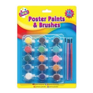 Art box poster paints & brushes