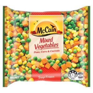 M C C A I N M I X E D V E G P E A S, C O R Nn C A R