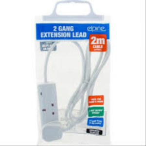 Elpine 2 Gang Exten Lead 30107 C