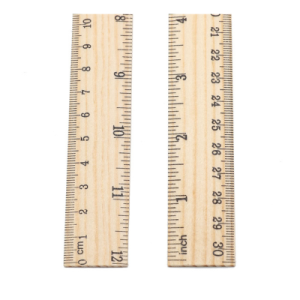 2 Wooden Rulers 6362/48