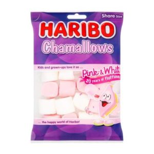 H A R I B O C H A M L L O W S P I N K& W H I T E