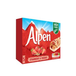 ALPEN STRAWBERRY and YOGURT 5 BAR 145G