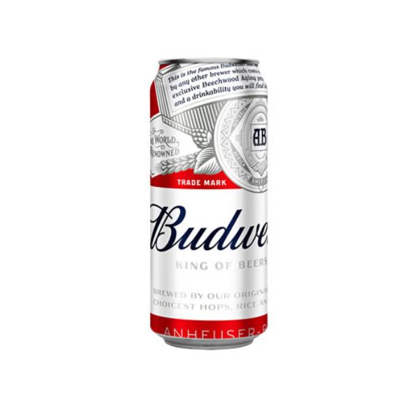 BUDWEISER PREMIER LARGER CAN 500ML - Philhallmark Supermarket